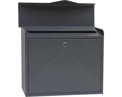 Poštová schránka so zámkom a priehradkou na noviny