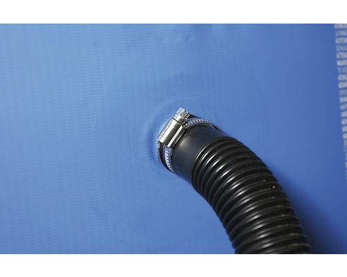 Bazénová fólia s hadicovou prípojkou a hadicovou sponou