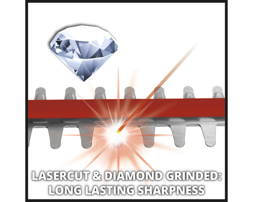 Laserom rezané a diamantom brúsené pre dlhotrvajúcu ostrosť nožníc na živý plot