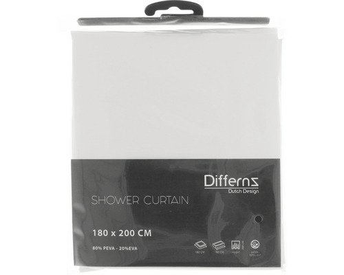 Sprchový záves z PEVA a EVA, 180 x 200 centimetrov