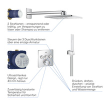 Podomietková termostatická sprchová batéria GROHE Grohtherm SmartControl chrómová 34706000-thumb-11