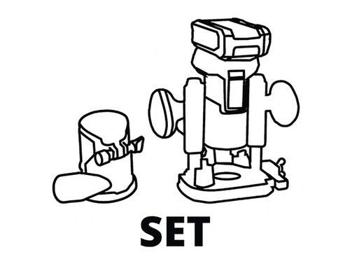 Sada hornej frézy a príslušenstva