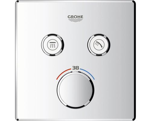 Logo Grohe Sprchový termostat s hornou a ručnou sprchou