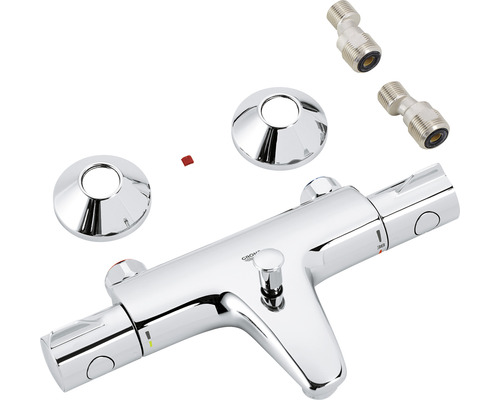 Termostatická batéria na omietku Grohe s esíčkami a rozetami