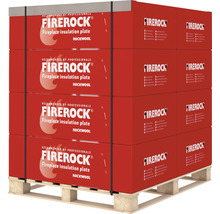 Paleta izolačných dosiek FireRock pre krby z kamennej vlny