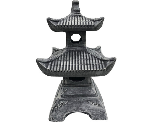 Záhradná lampa v štýle pagody pre vonkajšie použitie