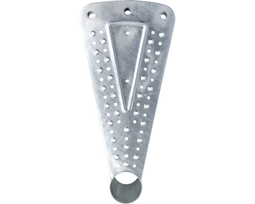 Kovový schod pre točité schodisko s otvormi