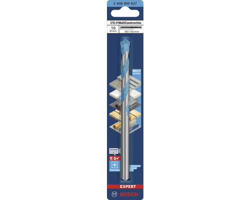 Vrták Bosch CYL-9 MultiConstruction, priemer 10 mm