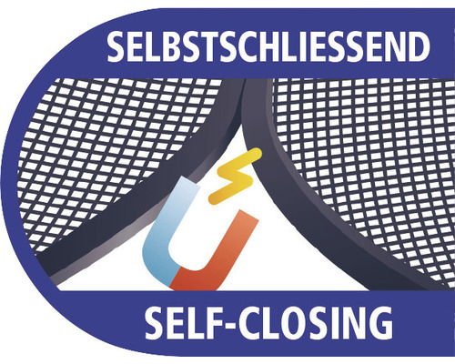 Symbol pre samozatváraciu sieťku proti hmyzu