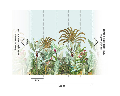 Foto tapeta s motívom džungle a rozmermi