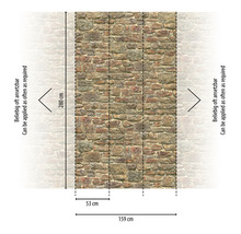 Fototapeta s kamenným vzorom a rozmermi 280 krát 159 centimetrov