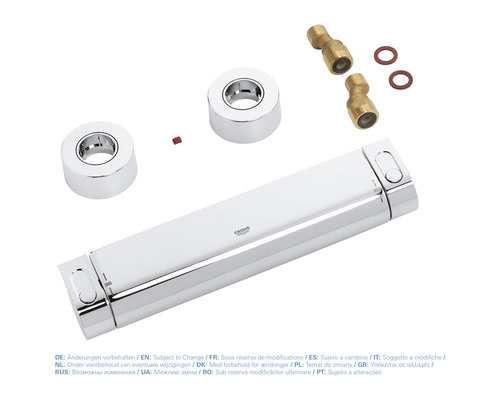 Sada sprchovej batérie Grohe s rozetami a S-prípojkami