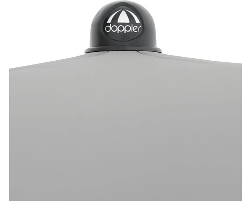 Logo Doppler na slnečníku