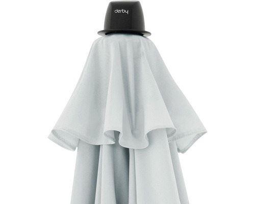 Zatvorený slnečník s logom Derby