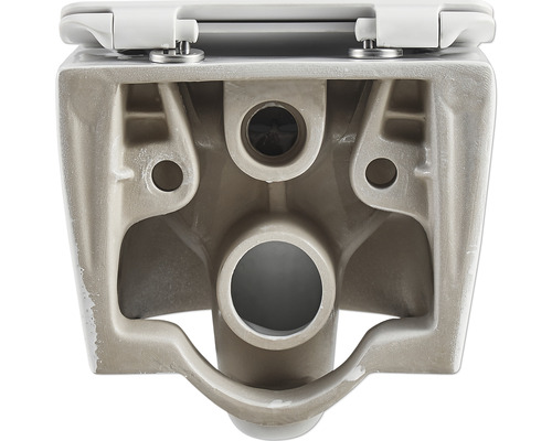 Spodná strana závesného WC so sedadlom