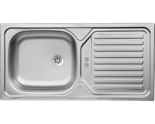 Nerezový drez s odkvapkávacou plochou