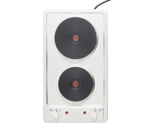 Dvojitá varná doska z kovu s dvoma varnými zónami