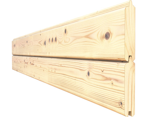 Dve drevené palubovky s perom a drážkou