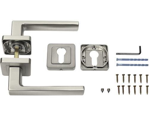 Súprava kľučky dverí s upevňovacím materiálom