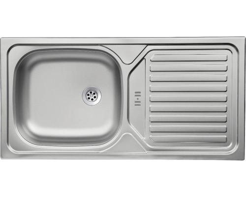 Nerezový drez s odkvapkávacou plochou