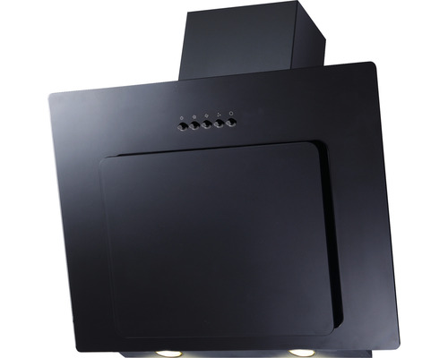 Čierny digestor do kuchyne