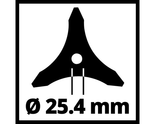 Symbol pre rezný nôž s priemerom 25,4 milimetrov