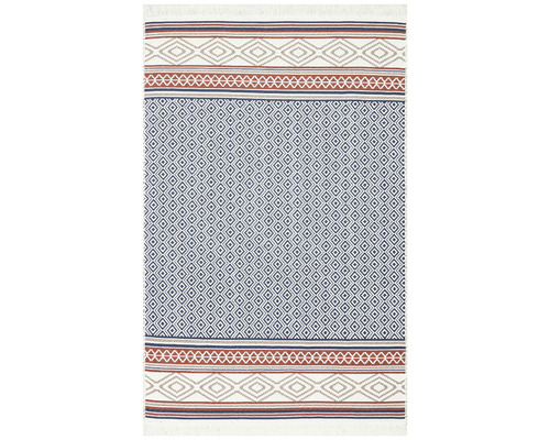 Koberec s geometrickým vzorom