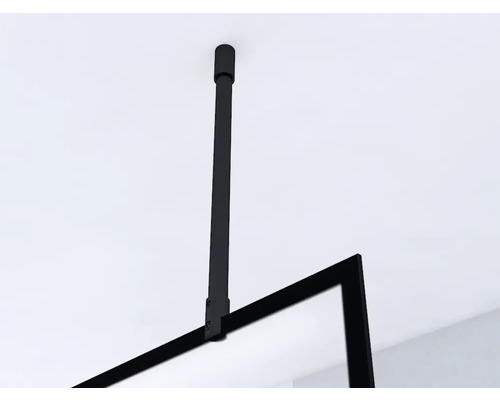 Stropné upevnenie pre sprchovú stenu