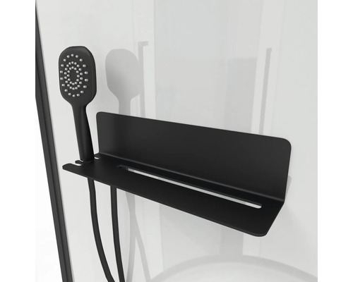 Sprchová súprava s poličkou v sprchovacom kúte