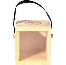 Pozorovací búdka pre vtáky z dreva s popruhom na nosenie