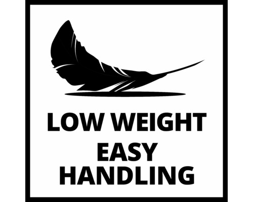 Symbol nízkej hmotnosti a jednoduchej manipulácie