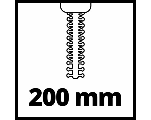 Dĺžka pílového listu priamočiarej píly 200 milimetrov