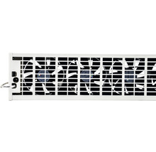 Ventilátor s ventilačnou mriežkou