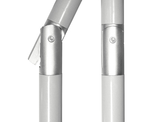 Detailný záber rámu slnečníka s kĺbom