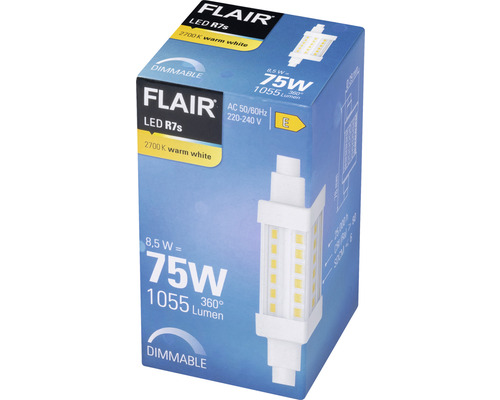 Žiarovka FLAIR LED R7s v obale produktu