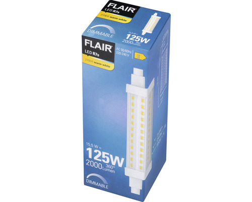 Žiarovka Flair LED R7s so 125 wattmi na obale