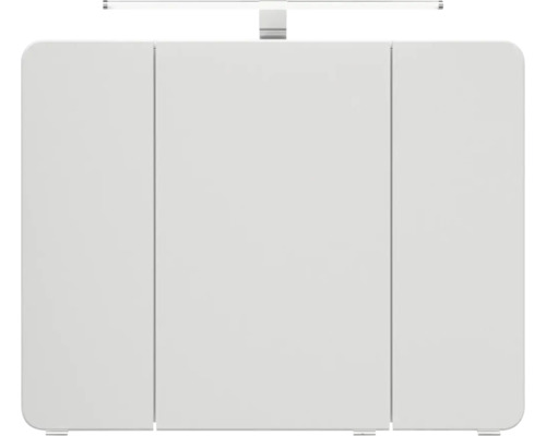 Biela zrkadlová skrinka s osvetlením