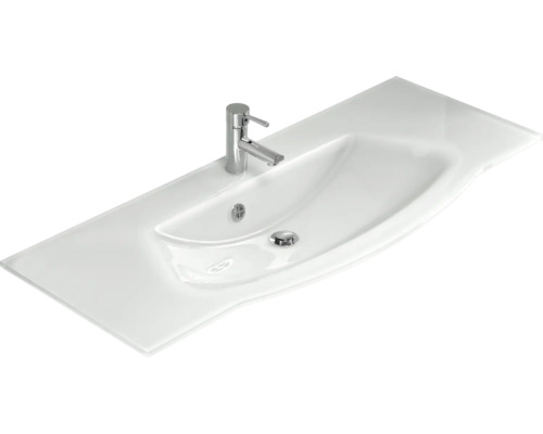 Umývadlo s batériou a výpustným ventilom