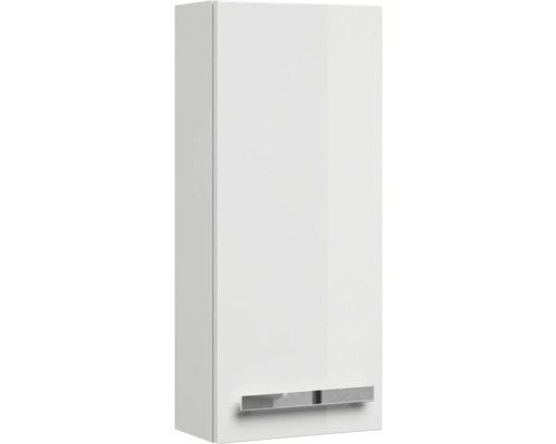 Biela závesná skrinka s úchytkou