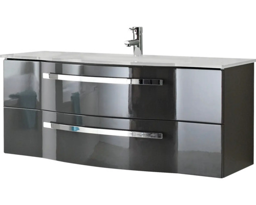 Skrinka pod umývadlo s dvoma zásuvkami, umývadlom a batériou