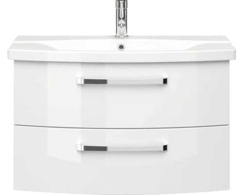 Skrinka pod umývadlo s dvomi zásuvkami a vodovodnou batériou