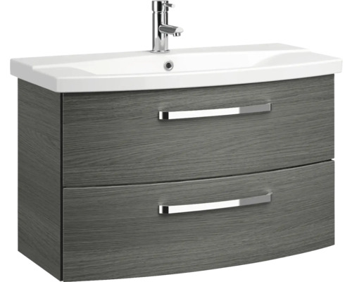 Skrinka pod umývadlo s umývadlom a dvoma zásuvkami