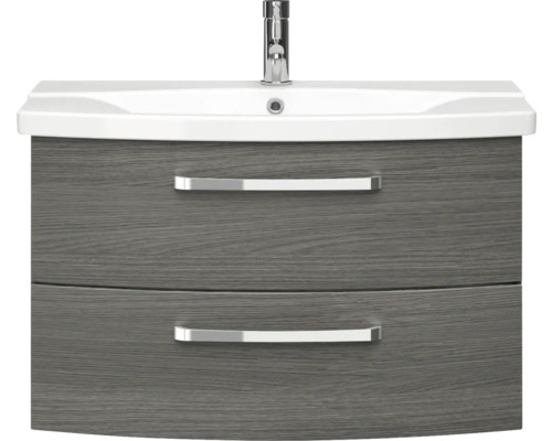 Umývadlová skrinka s dvomi zásuvkami a vodovodnou batériou