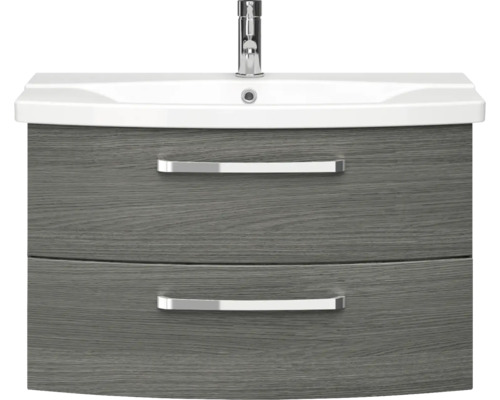 Skrinka pod umývadlo s dvomi zásuvkami a umývadlom na dosku