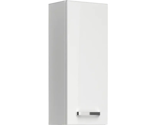 Biela závesná skrinka s úchytkou