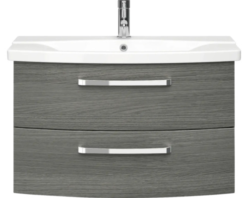 Skrinka pod umývadlo s dvoma zásuvkami a umývadlom na dosku