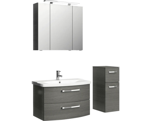 Kúpeľňový set s umývadlom, zrkadlovou skrinkou a spodnou skrinkou