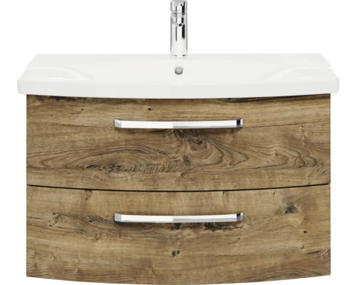 Skrinka pod umývadlo s dvomi zásuvkami a umývadlom