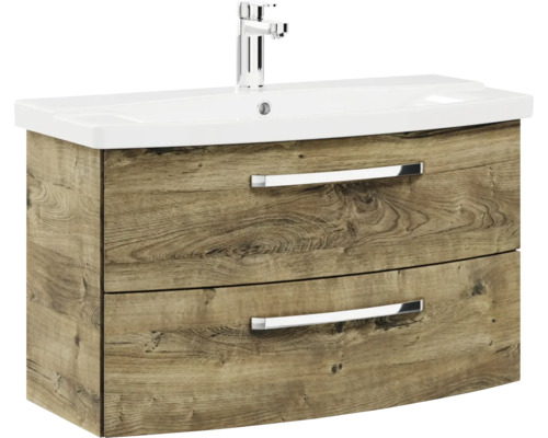 Skrinka pod umývadlo s dvoma zásuvkami a umývadlom