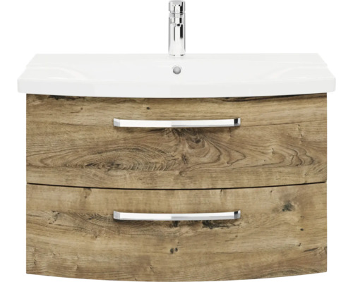 Skrinka pod umývadlo s dvomi zásuvkami a umývadlom